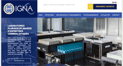 Desktop Screenshot of igna.fr